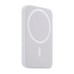 Портативное беспроводное зарядное устройство Power Bank (аккумуляторная батарея) 5000 mAh, MagSafe, белое REXANT