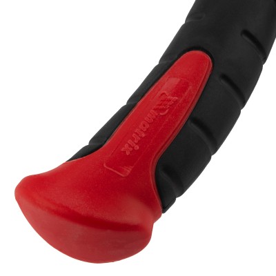 Молоток-гвоздодер мини, боек с магнитом, фибергласовая двухкомпонентная рукоятка, 250 г Matrix