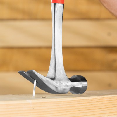 Молоток-гвоздодер, 570 г, цельнометаллический, двухкомпонентная рукоятка Matrix