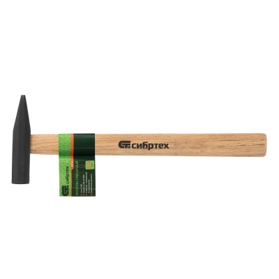 Молоток слесарный 300 г, квадратный боек, деревянная рукоятка Сибртех Молоток слесарный 300 г, квадратный боек, деревянная рукоятка Сибртех