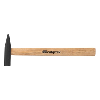Молоток слесарный 300 г, квадратный боек, деревянная рукоятка Сибртех Молоток слесарный 300 г, квадратный боек, деревянная рукоятка Сибртех