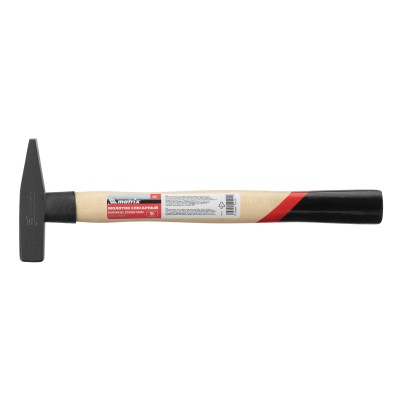 Молоток слесарный, 200 г, квадратный боек, деревянная рукоятка Matrix Молоток слесарный, 200 г, квадратный боек, деревянная рукоятка Matrix