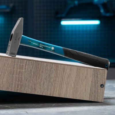 Молоток слесарный, 300 г, квадратный боек, фибергласовая обрезиненная рукоятка Gross