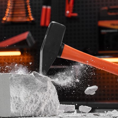 Молоток слесарный, 1500 г, фибергласовая обрезиненная рукоятка Sparta