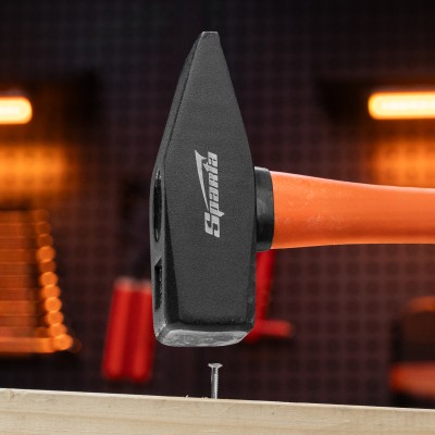 Молоток слесарный, 1500 г, фибергласовая обрезиненная рукоятка Sparta