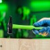 Молоток слесарный, 200 г, фибергласовая обрезиненная рукоятка Сибртех