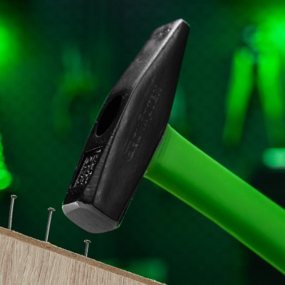 Молоток слесарный, 300 г, фибергласовая обрезиненная рукоятка Сибртех