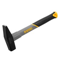 Молоток слесарный, 500 г, кованый, фибергласовая рукоятка c TPR покрытием Denzel Молоток слесарный, 500 г, кованый, фибергласовая рукоятка c TPR покрытием Denzel