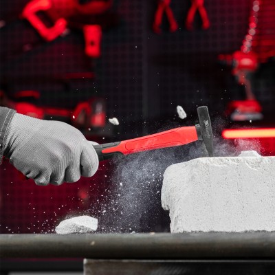 Молоток слесарный optimal, 100 г, фибергласовая обрезиненная рукоятка, квадратный боек Matrix