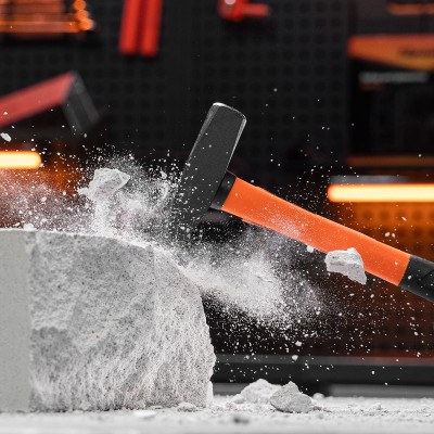 Молоток слесарный, 400 г, фибергласовая обрезиненная рукоятка Sparta Молоток слесарный, 400 г, фибергласовая обрезиненная рукоятка Sparta