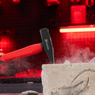 Молоток слесарный optimal, 400 г, фибергласовая обрезиненная рукоятка, квадратный боек Matrix