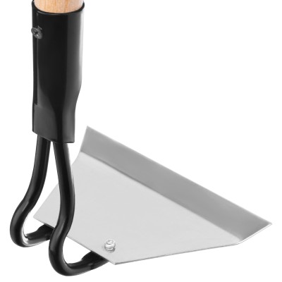 Мотыга, нержавеющая сталь, 150 х 90 х 1300 мм, деревянный черенок, Сибртех