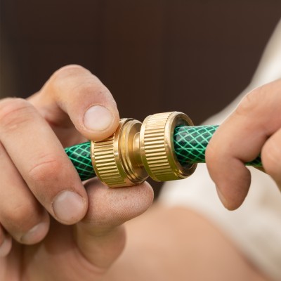 Муфта ремонтная для шланга, 1/2, латунная Palisad