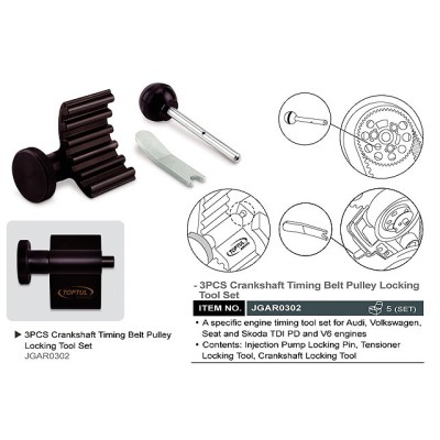 Набор для фиксации коленвала TOPTUL Набор для фиксации коленвала TOPTUL