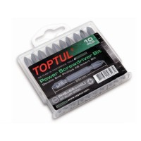Набор бит двухсторонних PH1х65 10шт. в пластм.боксе TOPTUL Набор бит двухсторонних PH1х65 10шт. в пластм.боксе TOPTUL