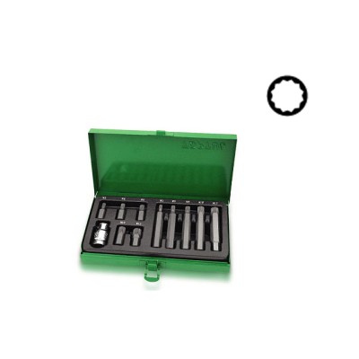 Набор бит 11пр. в металл.боксе TOPTUL Набор бит 11пр. в металл.боксе TOPTUL