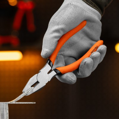 Набор губцевого инструмента №2, 3 предмета: плоскогубцы, бокорезы, клещи переставные Sparta