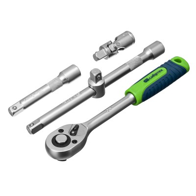 Набор инструментов, 1/2", пластиковый кейс, 32 предмета// Сибртех Набор инструментов, 1/2", пластиковый кейс, 32 предмета// Сибртех