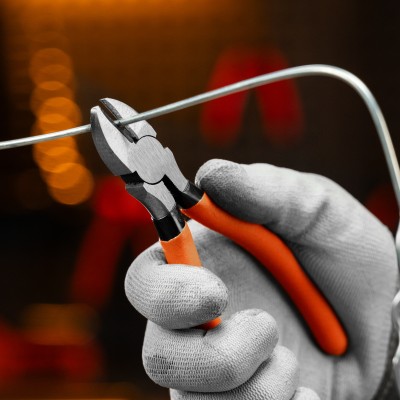 Набор губцевого инструмента №2, 3 предмета: плоскогубцы, бокорезы, клещи переставные Sparta