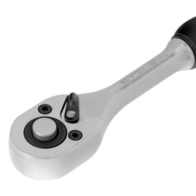 Набор торцевых головок с трещоткой, 1/4", 26 предметов Stels