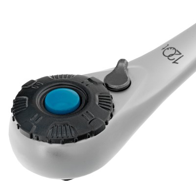 Набор торцевых головок, трещотка 120 зубьев, 1/2", CrV, 12 предметов Gross