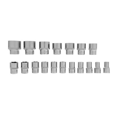 Набор торцевых головок, трещотка 120 зубьев, 1/2",3/8”, CrV, 36 предметов Gross