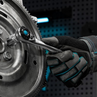 Набор торцевых головок, трещотка 120 зубьев, 3/8", CrV, 12 предметов Gross Набор торцевых головок, трещотка 120 зубьев, 3/8", CrV, 12 предметов Gross