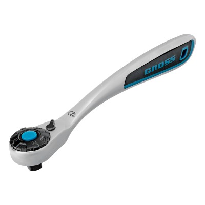 Набор торцевых головок, трещотка 120 зубьев, 1/2",3/8”, CrV, 36 предметов Gross