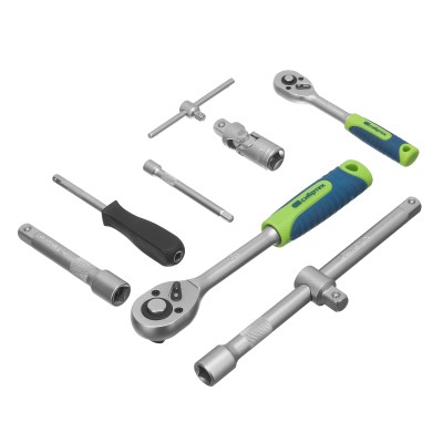 Набор инструментов, 1/2", 1/4", 108 предметов// Сибртех Набор инструментов, 1/2", 1/4", 108 предметов// Сибртех