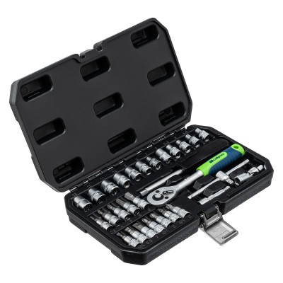 Набор инструментов, 1/4", пластиковый кейс, 29 предметов Сибртех
