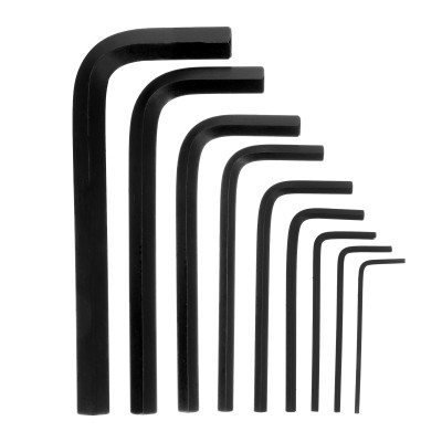 Набор ключей имбусовых HEX, 2.0-12 мм, CrV, 9 шт, оксидированные Matrix Набор ключей имбусовых HEX, 2.0-12 мм, CrV, 9 шт, оксидированные Matrix