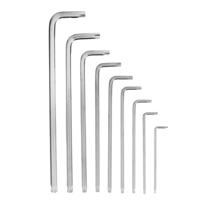 Набор ключей имбусовых Torx , 9 шт, T10-T50, CrV, экстра-длинные с сатинированным покрытием Matrix Набор ключей имбусовых Torx , 9 шт, T10-T50, CrV, экстра-длинные с сатинированным покрытием Matrix