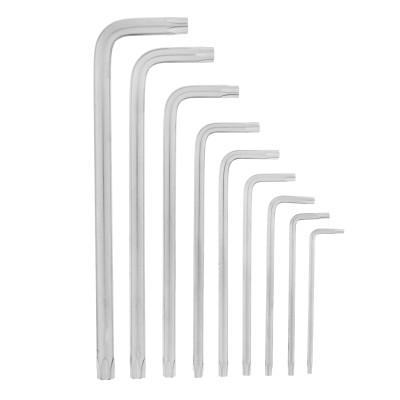 Набор ключей имбусовых Torx , 9 шт, T10-T50, CrV, удлиненных, с сатиновым покрытием Matrix Набор ключей имбусовых Torx , 9 шт, T10-T50, CrV, удлиненных, с сатиновым покрытием Matrix