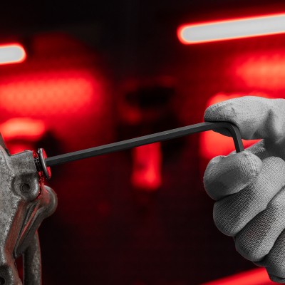 Набор ключей имбусовых HEX, 1.5-10 мм, CrV, 9 шт, удлиненные Matrix