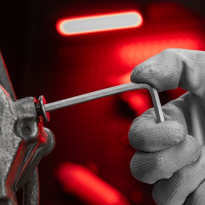 Набор ключей имбусовых HEX, 1.5-10 мм, CrV, 9 шт, коротких, с сатиновым покрытием Matrix