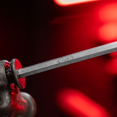 Набор ключей имбусовых HEX, 1.5-10 мм, CrV, 9 шт, коротких, с сатиновым покрытием Matrix