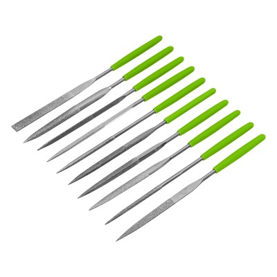 Набор надфилей алмазных, 140 х 50 х 3 мм, 10 шт Сибртех Набор надфилей алмазных, 140 х 50 х 3 мм, 10 шт Сибртех