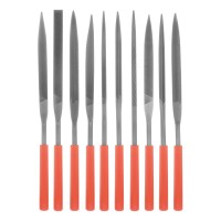 Набор надфилей, 180 х 5 мм, 10 шт, пластиковые рукоятки Matrix Набор надфилей, 180 х 5 мм, 10 шт, пластиковые рукоятки Matrix