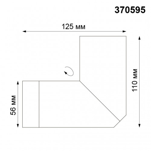 370595 OVER NT19 248 матовый белый Накладной светильник IP20 GU10 50W 220-240V ELITE Novotech