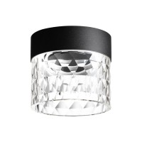358998 OVER NT23 332 черный Светильник накладной светодиодный IP20 LED 4000K 10W 85-265V AURA