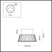 6644/6CL HIGHTECH ODL24 303 белый/металл/акрил Потолочный светильник IP20 LED 7W 3000K 220V MALI Odeon Light