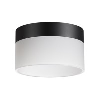 359446 OVER NT24 336 черный Светильник накладной светодиодный IP20 LED 18W 220-240V 4000K 1170Лм AURA