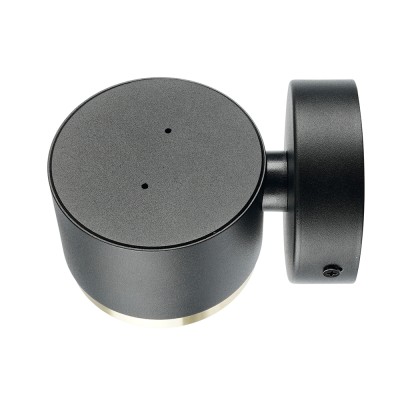 Светильник настенный Feron HL4598 Barrel DUET 12W, 230V,GX53, черный + золото IP20 52019