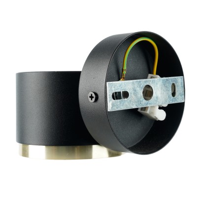 Светильник настенный Feron HL4598 Barrel DUET 12W, 230V,GX53, черный + золото IP20 52019