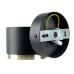 Светильник настенный Feron HL4598 Barrel DUET 12W, 230V,GX53, черный + золото IP20 52019