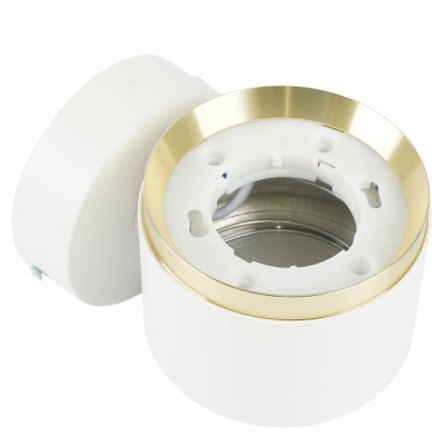 Светильник настенный Feron HL4598 Barrel DUET 12W, 230V,GX53, белый + золото IP20 52020