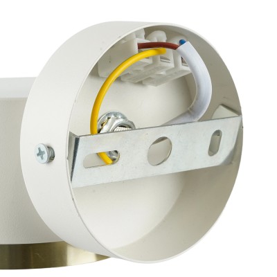 Светильник настенный Feron HL4598 Barrel DUET 12W, 230V,GX53, белый + золото IP20 52020