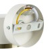 Светильник настенный Feron HL4598 Barrel DUET 12W, 230V,GX53, белый + золото IP20 52020