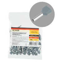 LD406-7510 Наконечник штыревой втулочный изолированный НШВИ(2) 0,75-10 (упаковка 100 шт) 50384 LD406-7510 Наконечник штыревой втулочный изолированный НШВИ(2) 0,75-10 (упаковка 100 шт) 50384