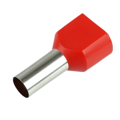 LD406-1014 Наконечник штыревой втулочный изолированный НШВИ(2) 10-14 (упаковка 100 шт) 50393